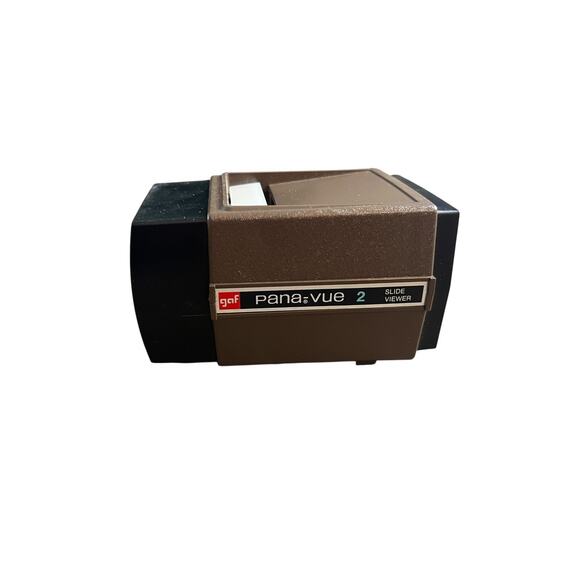 Vintage GAF Pana-Vue 2 Lighted 2x2 Slide Viewer In Original Box - Picture 8 of 8
